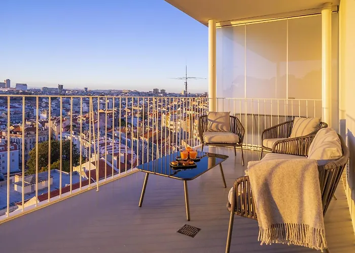 Whome View Penthouse Luxurious Living In With Ac & Elevator * Lisboa